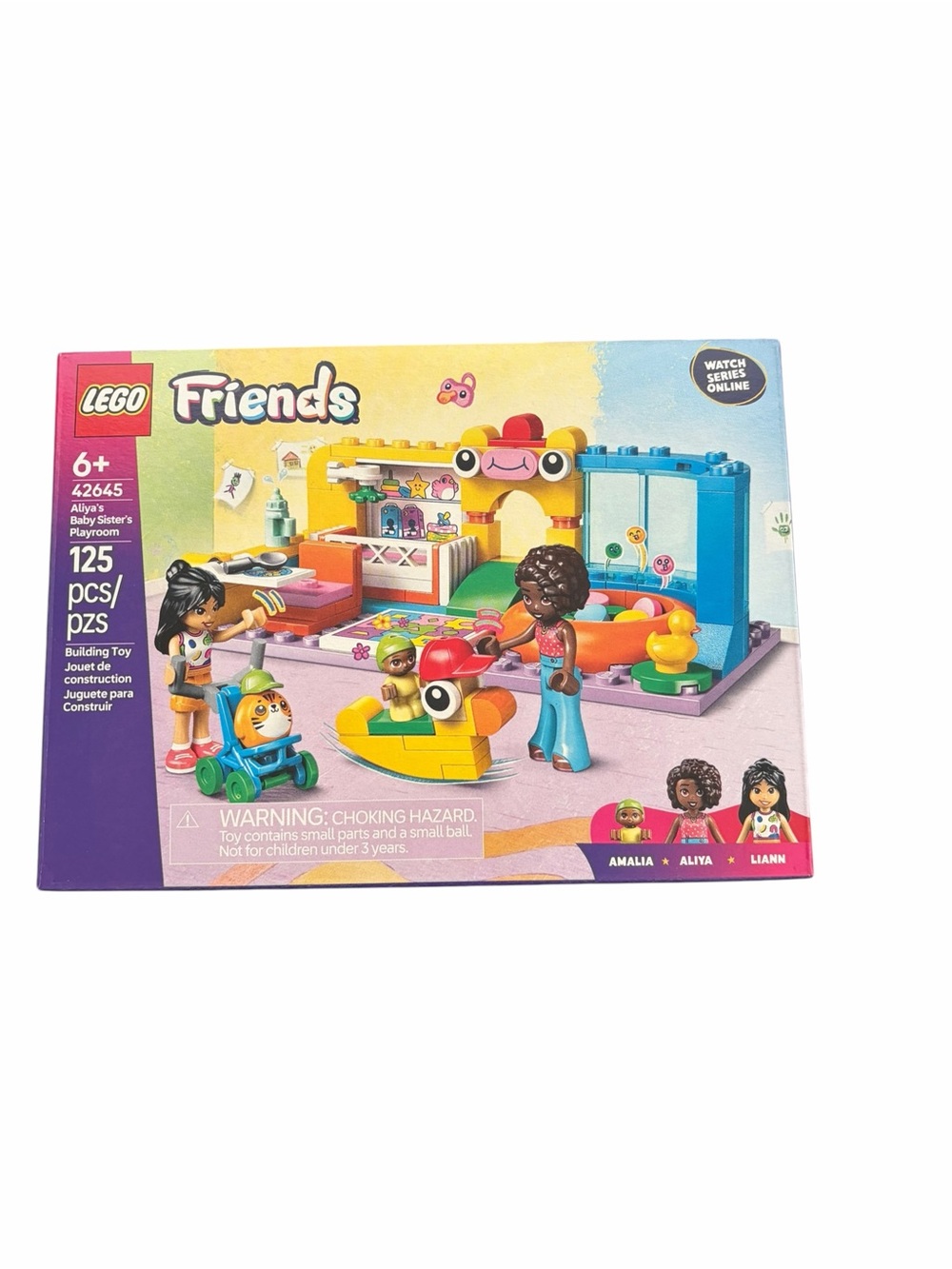Lego Friends Pink Yellow & Blue Baby Sister Playroom Set
